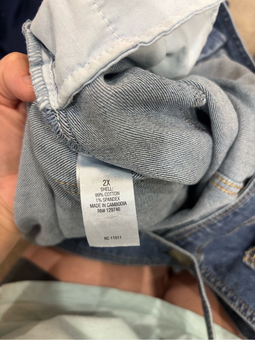 Molly Yeh Women's Easy Denim Overalls Plus Size 2X Wide leg adjustable straps - Picture 11 of 16